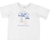 Comfortable Kids Regular Fit Tshirt in White - 180 GSM | Fullmoon Styles
