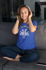 Good Day To Read Women Regular Fit Tshirt 180 Royal Blue Regular Fit Tshirt - Premium Cotton Women Wear