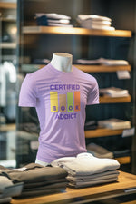 Premium Lavender Regular Fit Tshirt for Men - 180 GSM Cotton | Fullmoon Styles