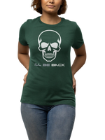 Comfortable Women Regular Fit Tshirt in Bottle Green - 180 GSM | Fullmoon Styles