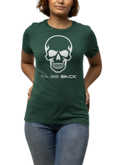 Comfortable Women Regular Fit Tshirt in Bottle Green - 180 GSM | Fullmoon Styles