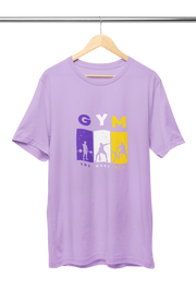 Premium Lavender Regular Fit Tshirt for Men - 180 GSM Cotton | Fullmoon Styles