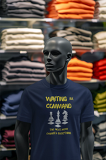 Premium Navy Blue Regular Fit Tshirt for Men - 180 GSM Cotton | Fullmoon Styles