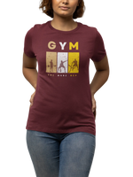 Comfortable Women Regular Fit Tshirt in Maroon - 180 GSM | Fullmoon Styles