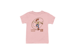 Baby Pink Regular Fit Tshirt - Woody Cowboy Mode On Kids Regular Fit Tshirt 180 Design | Kids Fashion