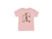 Baby Pink Regular Fit Tshirt - Woody Cowboy Mode On Kids Regular Fit Tshirt 180 Design | Kids Fashion
