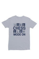 Women Regular Fit Tshirt - Chess Mode On Women Regular Fit Tshirt 180 Gray | Fullmoon Styles