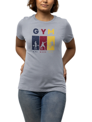 Comfortable Women Regular Fit Tshirt in Gray - 180 GSM | Fullmoon Styles