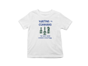 Kids Regular Fit Tshirt - Waiting For Command Kids Regular Fit Tshirt 180 White | Fullmoon Styles