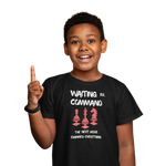 Waiting For Command Kids Regular Fit Tshirt 180 Black Regular Fit Tshirt - Premium Cotton Kids Wear