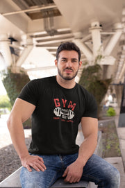 Comfortable Men Regular Fit Tshirt in Black - 180 GSM | Fullmoon Styles