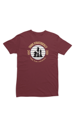 Think Strategically Women Regular Fit Tshirt 180 Maroon Regular Fit Tshirt - Premium Cotton Women Wear