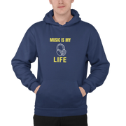 Comfortable Men Regular Fit Hoodie in Navy Blue - 320 GSM | Fullmoon Styles