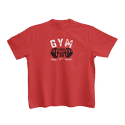 Red Regular Fit Tshirt - Gym Mode On Kids Regular Fit Tshirt 180 Design | Kids Fashion