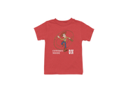 Comfortable Kids Regular Fit Tshirt in Red - 180 GSM | Fullmoon Styles