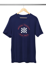 Premium Navy Blue Regular Fit Tshirt for Women - 180 GSM Cotton | Fullmoon Styles