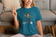 Woody Cowboy Mode On Women Oversized 240 Teal Blue Oversized - Premium Cotton Women Wear