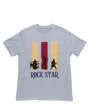 Men Regular Fit Tshirt - Rock Star Men Regular Fit Tshirt 180 Gray | Fullmoon Styles