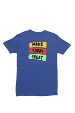 Premium Royal Blue Regular Fit Tshirt for Women - 180 GSM Cotton | Fullmoon Styles