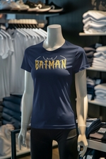 Navy Blue Regular Fit Tshirt - Batman Women Regular Fit Tshirt 180 Design | Women Fashion