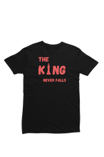 Women Regular Fit Tshirt - King Never Falls Women Regular Fit Tshirt 180 Black | Fullmoon Styles