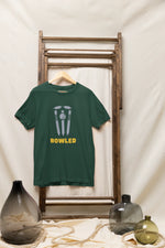 Comfortable Men Regular Fit Tshirt in Bottle Green - 180 GSM | Fullmoon Styles