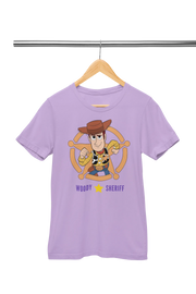 Premium Lavender Regular Fit Tshirt for Women - 180 GSM Cotton | Fullmoon Styles