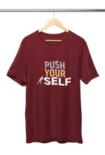 Premium Maroon Regular Fit Tshirt for Men - 180 GSM Cotton | Fullmoon Styles