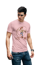Woody Cowboy Mode On Men Oversized 240 Baby Pink Oversized - Premium Cotton Men Wear