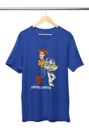 Premium Royal Blue Regular Fit Tshirt for Men - 180 GSM Cotton | Fullmoon Styles