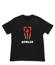 Men Regular Fit Tshirt - Bowled Men Regular Fit Tshirt 180 Black | Fullmoon Styles