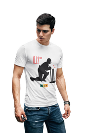 0 12 Msd Stumping Men Regular Fit Tshirt 180 White Regular Fit Tshirt - Premium Cotton Men Wear