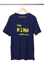 Premium Navy Blue Regular Fit Tshirt for Men - 180 GSM Cotton | Fullmoon Styles