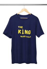 Premium Navy Blue Regular Fit Tshirt for Men - 180 GSM Cotton | Fullmoon Styles