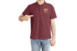 Comfortable Men Polo Shirt in Maroon - 220 GSM | Fullmoon Styles
