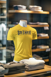 Yellow Regular Fit Tshirt - Batman Men Regular Fit Tshirt 180 Design | Men Fashion