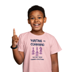 Comfortable Kids Regular Fit Tshirt in Baby Pink - 180 GSM | Fullmoon Styles
