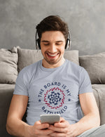 Comfortable Men Regular Fit Tshirt in Gray - 180 GSM | Fullmoon Styles