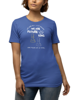 Comfortable Women Regular Fit Tshirt in Royal Blue - 180 GSM | Fullmoon Styles