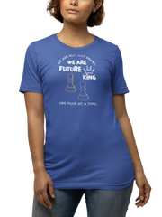 Comfortable Women Regular Fit Tshirt in Royal Blue - 180 GSM | Fullmoon Styles