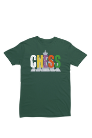 Chaos Checkmate Men Regular Fit Tshirt 180 Bottle Green Regular Fit Tshirt - Premium Cotton Men Wear