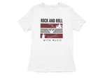 Men Oversized - Rock N Roll With Music Men Oversized 180 White | Fullmoon Styles