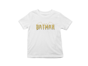 Kids Regular Fit Tshirt - Batman Kids Regular Fit Tshirt 180 White | Fullmoon Styles