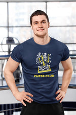 Comfortable Men Regular Fit Tshirt in Navy Blue - 180 GSM | Fullmoon Styles