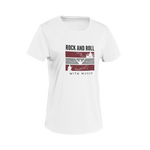 Women Oversized - Rock N Roll With Music Women Oversized 240 White | Fullmoon Styles