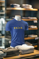 Royal Blue Regular Fit Tshirt - Chess Think Men Regular Fit Tshirt 180 Design | Men Fashion