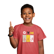 Kids Regular Fit Tshirt - One More Rep Kids Regular Fit Tshirt 180 Red | Fullmoon Styles