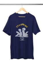 Premium Navy Blue Regular Fit Tshirt for Women - 180 GSM Cotton | Fullmoon Styles