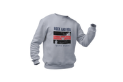 Men Regular Fit Sweatshirt - Rock N Roll With Music Men Regular Fit Sweatshirt 320 Gray | Fullmoon Styles