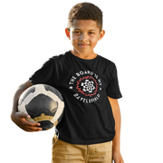 Battlefield Kids Regular Fit Tshirt 180 Black Regular Fit Tshirt - Premium Cotton Kids Wear